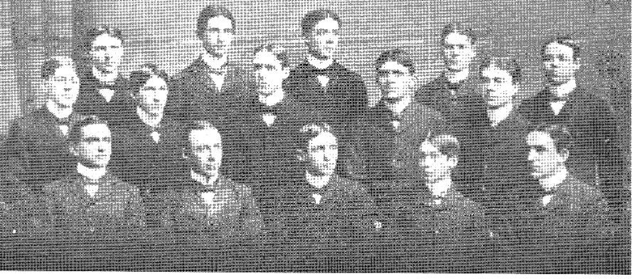 The eighteen founders of Illinois Beta, 1899